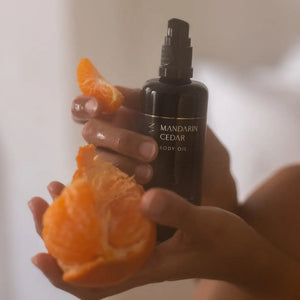 Mandarin Cedar Body Oil Jennifer Joan Skincare
